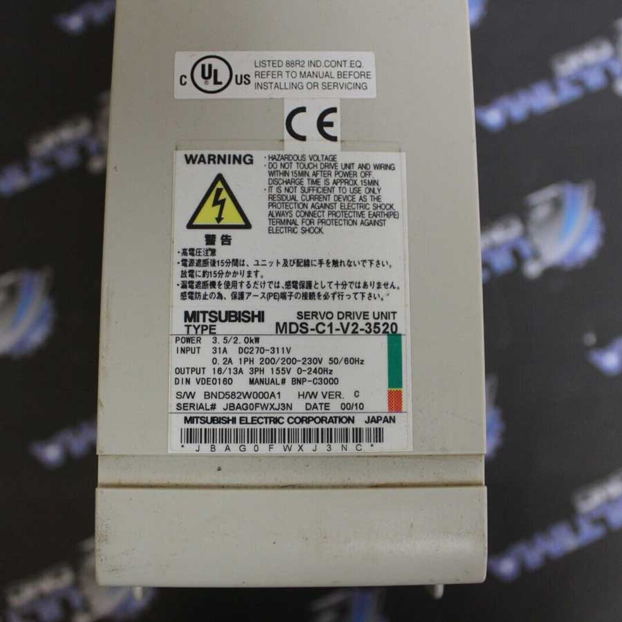 Mitsubishi MDS-C1-V2-3520 Servo Drive MDS-B-V2-3520 MDS-A-V2-3520 [Used ...